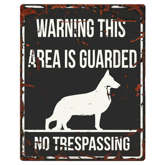 Waakbord duitse herder