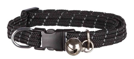 Kattenhalsband reflecterend zwart