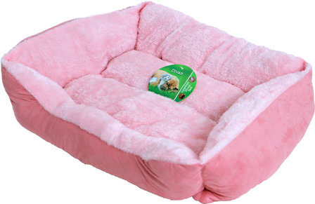 De boon divan kattenmand hondenmand  roze 