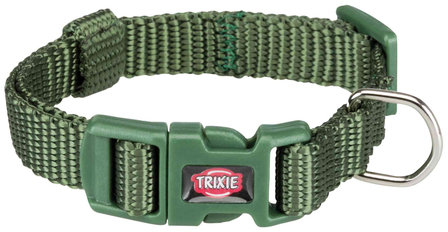 trixie halsband nylon bosgroen xxs-xs