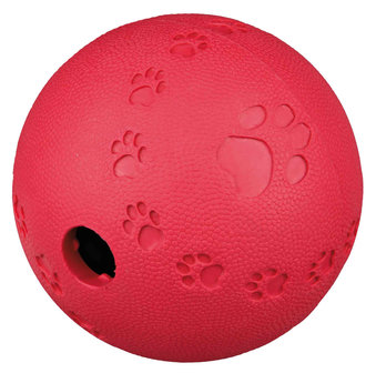 Trixie rubber snackbal 6 cm rood