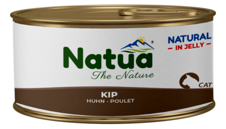 Natua kattenvoer blik 85 gram met kip