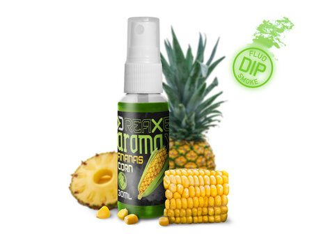Delphin Aromax Spray Corn Pineapple &ndash; gele groene spray met ananas en ma&iuml;s