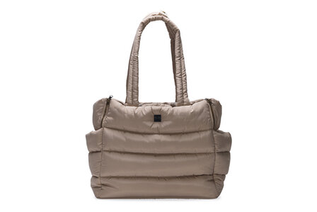 Designed by Lotte Tico hondendraagtas beige 42x20x35 cm &ndash; luxe hondentas