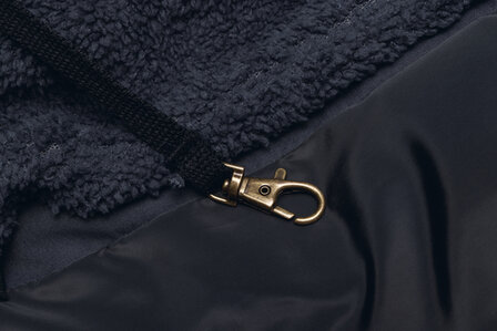 Designed by Lotte Tico hondendraagtas antraciet 42x20x35 cm &ndash; luxe hondentas karabijnhaak