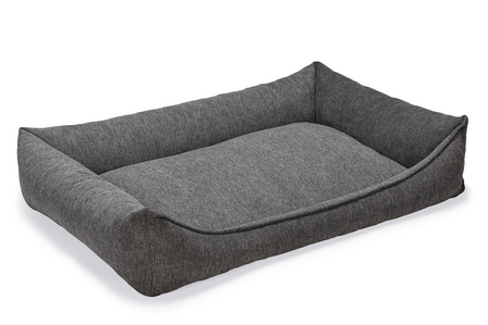 Beeztees Zia hondenmand 120x80 cm &ndash; orthopedische memory foam hondenmand grijs