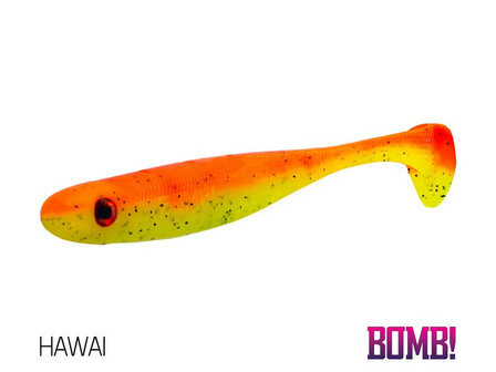 Delphin Rippa Shads 10 cm softbait met realistische 3D ogen hawai