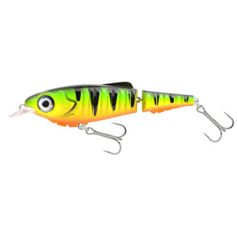 Spro Ripple Profighter 110 SL 11 cm plug met geribbeld lichaam en interne ratel voor snoek en snoekbaars, firetiger