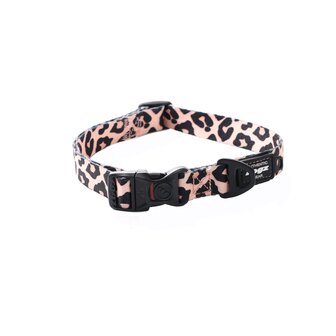 Rogz Leopard Pink Halsband &amp; Lijn | Roze Luipaard print