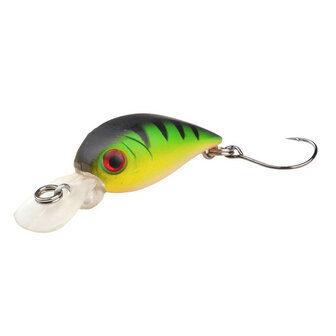 Trout Master Wobbla forel crankbait 37mm Firetiger met enkele haak
