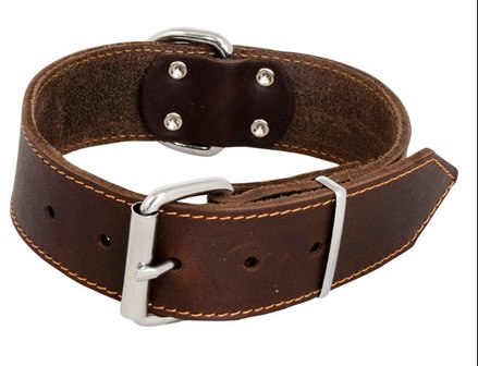 Jack en Vanilla Halsband Bruin Breed