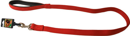 dubbel nylon riem rood neopreen