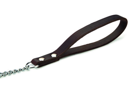 Ketting met handvat bruin
