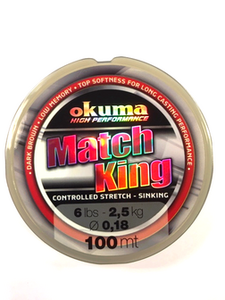 Okuma Macth King 0,18mm 100 meter