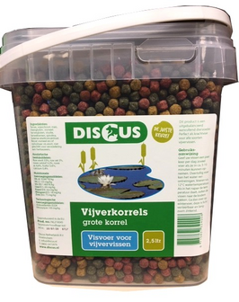 Discus vijverkorrels 6mm 2,5 liter