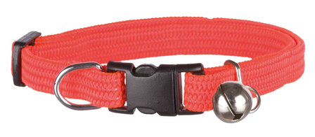 Kattenhalsband elastisch rood