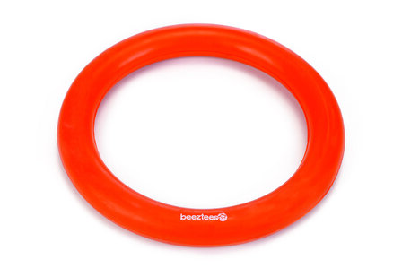 Beeztees rubber ring oranje
