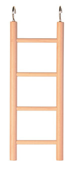 Houten ladder 4-tray 20cm