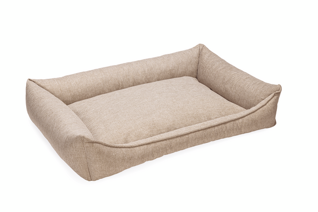 Beeztees Zia hondenmand 120x80 cm &ndash; orthopedische memory foam hondenmand beige