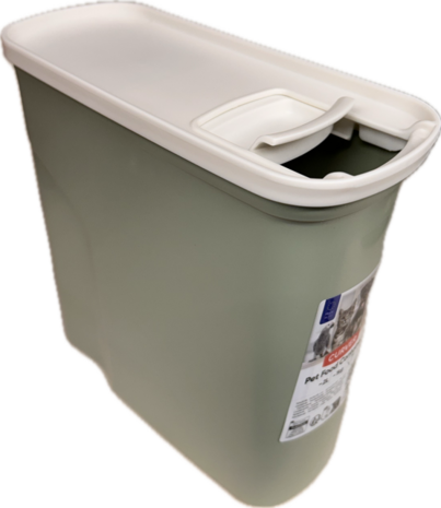 Curver voedselcontainer Misty Green bewaarton voor hondenvoer en kattenvoer met handvat 2 liter sfeer foto
