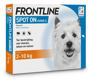 Frontline Spot on hond 2-10kg