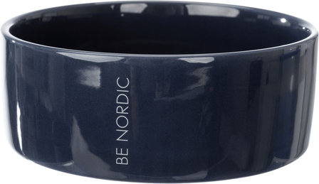 Be Nordic stenen hondenvoerbak blauw