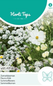 Zomerbloemen witte tinten