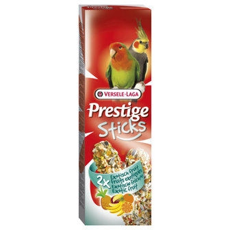 Versele Laga Groot Parkiet Prestige Sticks Excotic Fruit 2 in 1