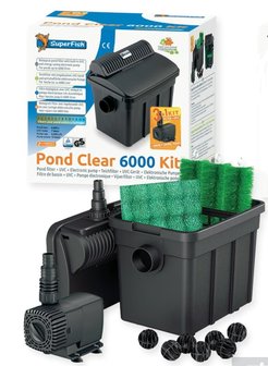 SuperFish Pond Clear kit 6000 3 in 1 vijverfilter det.4