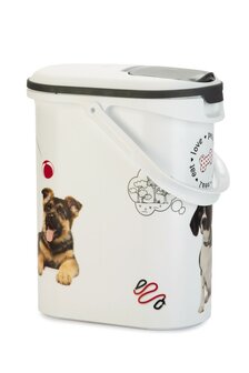 Curver Voercontainer hond 10 liter - ca. 4 kg det.1