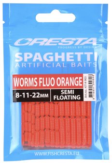 Cresta spaghetti wormen orange