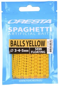 Cresta spaghetti bal geel