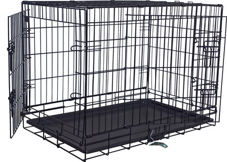 Boon bench zwart 76x48x58 cm