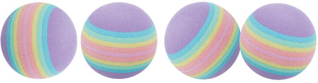 Kattenspeelgoed regenboogballen