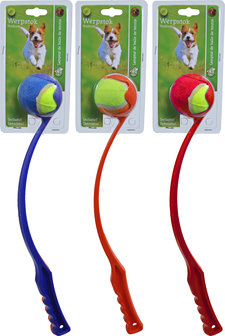 De Boon tennisballenwerper 48 cm hondenspeelgoed met bal