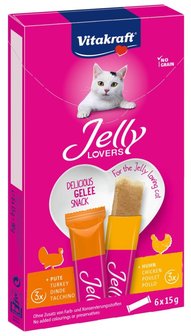 Vitakraft Jelly lovers kip kalkoen 6 st.