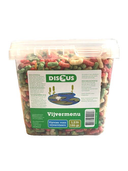 discus vijvervisvoer vijvermenu