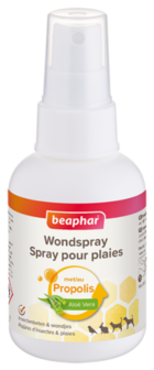 Beaphar wondspray 75 ml hond kat vogel knaagdier