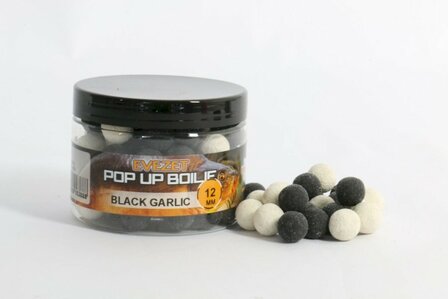 Evezet pop-up boilie black garlic 15 mm