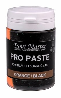 Trout master foreldeeg orange black glitter det.1
