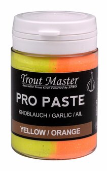 Trout master foreldeeg orange yellow glitter det.1