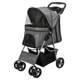 Honden Buggy Zwart grijs dte.1