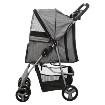 Honden Buggy Zwart grijs det.5