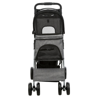 Honden Buggy Zwart grijs det.7