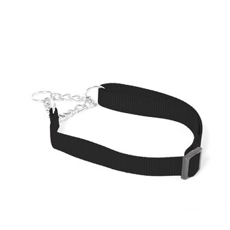 Duvoplus Correctie Hondenhalsband Nylon zwart  large