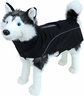 Boony Dog fashion hondenjas luxury waterproof zwart det.1