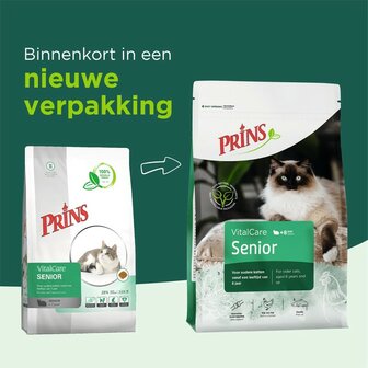 Prins VitalCare Senior 4 kg nieuwe verpakking