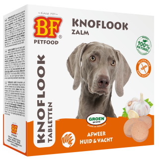 Biofood tabletten met knoflook en zalm