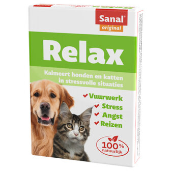 Sanal relax tabletten hond kat