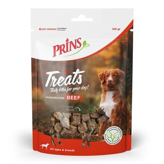 Prins treats beloningsnoepjes beef 120 gram